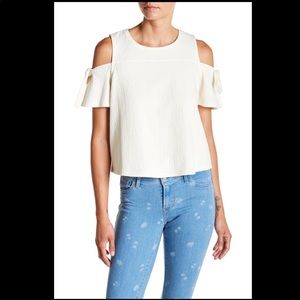 Madewell Skylark Cold Shoulder Top
